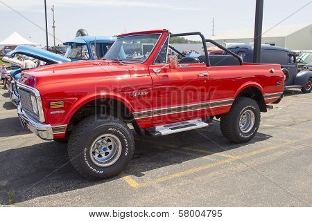 Red Chevy K5 Blazer