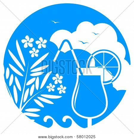Oleander And Beach Cocktail