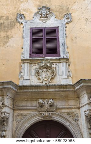 Caputo Palace. Tricase. Puglia. Italy.
