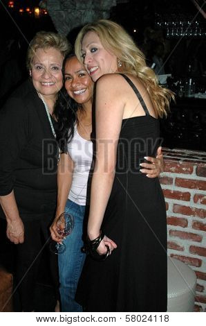 LuLu Castro with Dahlia and Jennifer Leeser  at the Birthday Party for Jennifer Leeser. Medusa Lounge, Los Angeles, CA. 09-25-08