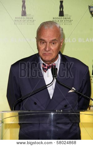 Manolo Blahnik  at the Rodeo Drive Walk of Style Award Gala. Rodeo Drive, Beverly Hills, CA. 09-25-08