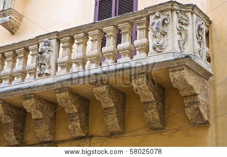 Caputo Palace. Tricase. Puglia. Italy.