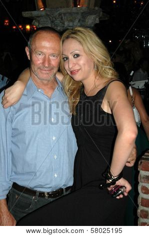 Bruce Evans and Jennifer Leeser  at the Birthday Party for Jennifer Leeser. Medusa Lounge, Los Angeles, CA. 09-25-08