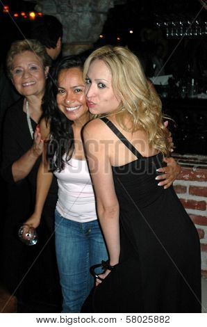 LuLu Castro with Dahlia and Jennifer Leeser  at the Birthday Party for Jennifer Leeser. Medusa Lounge, Los Angeles, CA. 09-25-08