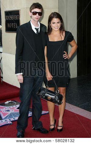 DJ Qualls and Nikki Reed  at the award ceremony honoring Holly Hunter with a star on the Hollywood Walk of Fame. Hollywood Blvd., Hollywood, CA. 05-30-07