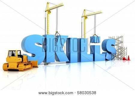 Building skills concept