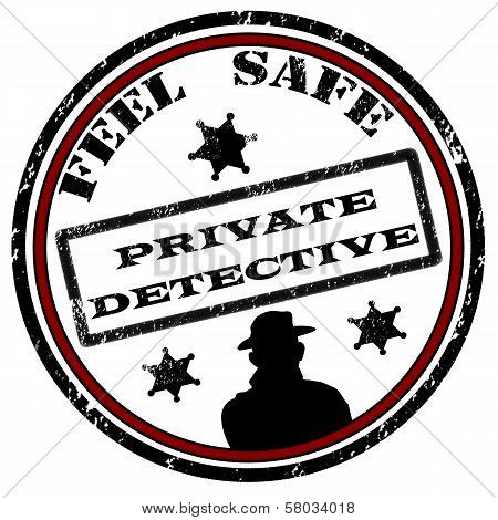 Private Detective Stamp