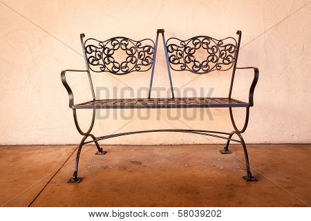 Metal bench