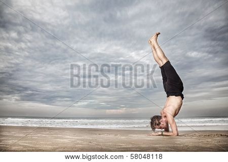 Yoga Near The Ocean