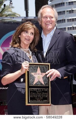 Susan Saint James and Dick Ebersol  at the award ceremony honoring Susan Saint James with a star on the Hollywood Walk of Fame. Hollywood Blvd., Hollywood, CA. 06-11-08