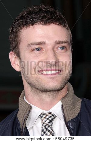 Justin Timberlake  at the Los Angeles Premiere of 