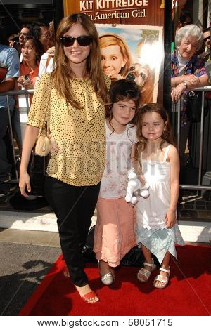 Rachel Bilson with her sister and her friend  at the world premiere of 