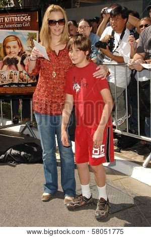 Lisa Kudrow and son Julian  at the world premiere of 