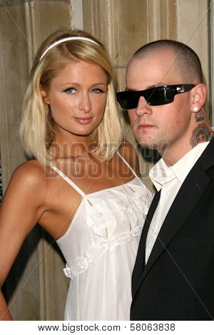 Paris Hilton and Benji Madden  at the Gallery Opening of 