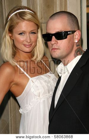 Paris Hilton and Benji Madden  at the Gallery Opening of 