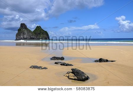 Morros Gemeos, Fernando De Noronha Island, Brazil