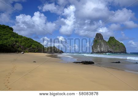 Morros Gemeos, Fernando De Noronha Island, Brazil