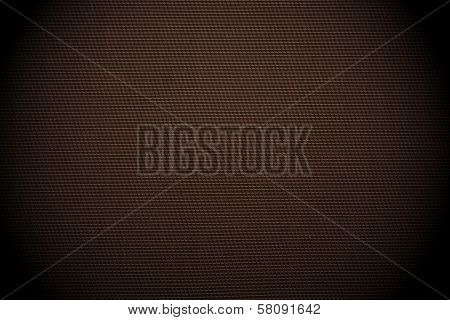 Dark Brown Checked Fabric Background
