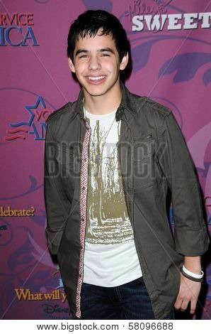 David Archuleta  at the Sweet 16 Celebration for Miley Cyrus. Disenyland, Anaheim, CA. 10-05-08