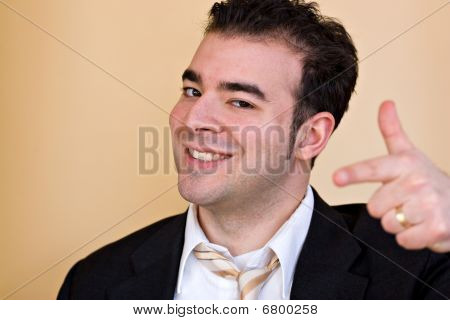 Goofy zakenman