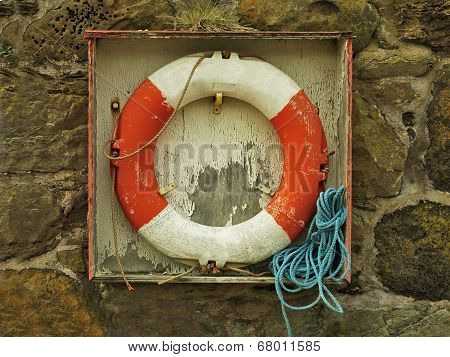 Red and White Life ring