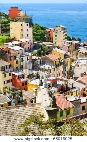 Riomaggiore village, Cinque terre