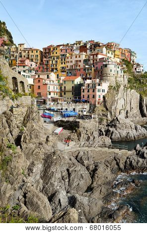 Manarola, a beautiful village in Cinque Terre, Italy