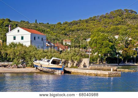 Idyllic Small Island Village Waterfront