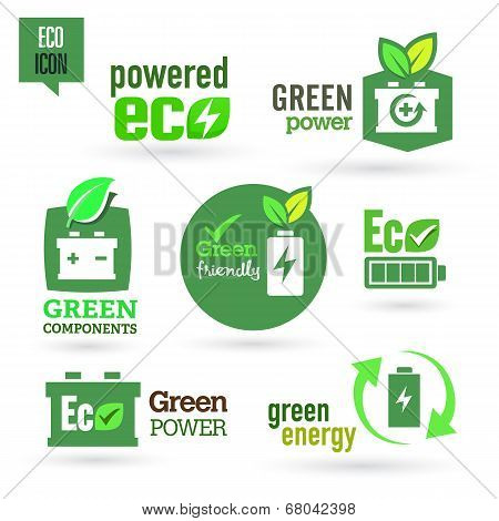 Bio - Ecology - Green Icon Set