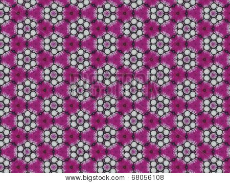 Dark pink flower pattern