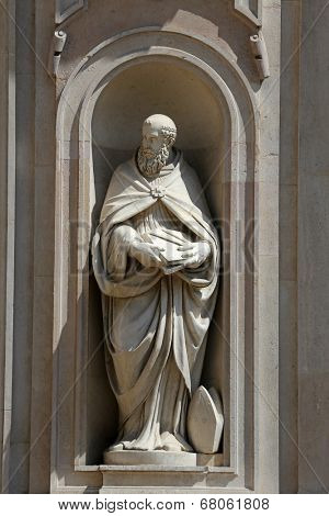 PARMA, ITALY - MAY 01,2014: St Benedict of Nursia, San Giovanni Evangelista is a church in Parma, northern Italy, part of a complex also including a Benedictine convent, Parma. Emilia-Romagna, Italy