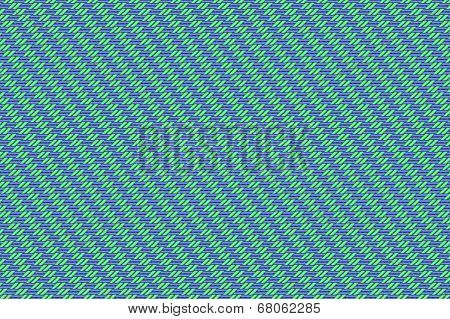 Intertwined grid - mint green and violet weave.