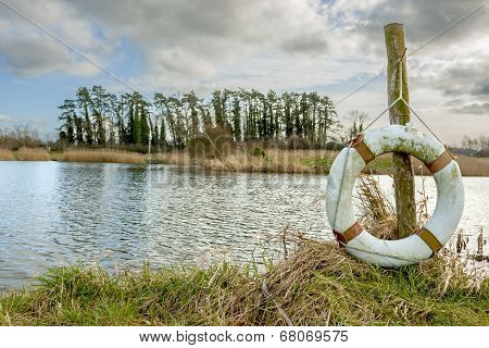 Floater On The Lake