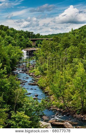 High View Of Little River Canyon Federal Reserve In Northern Alabama