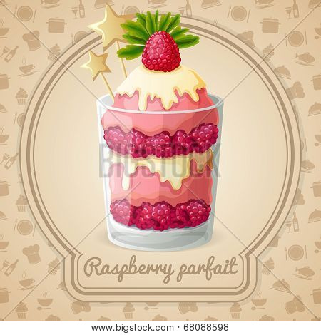 Raspberry parfait emblem