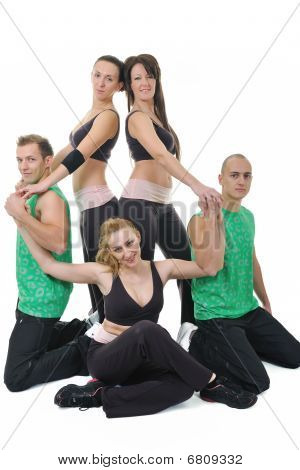 Ihmiset ryhmässä Fitness