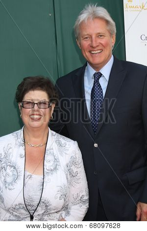 LOS ANGELES - JUL 8:  Debbie Macomber, Bruce Boxleitner at the Crown Media Networks July 2014 TCA Party at the Private Estate on July 8, 2014 in Beverly Hills, CA