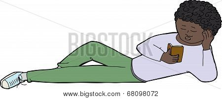 Young Man Reading