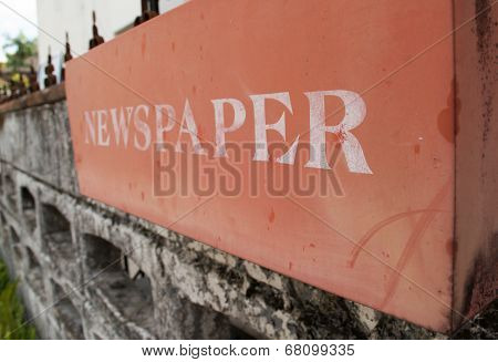 Old Newspaper Box