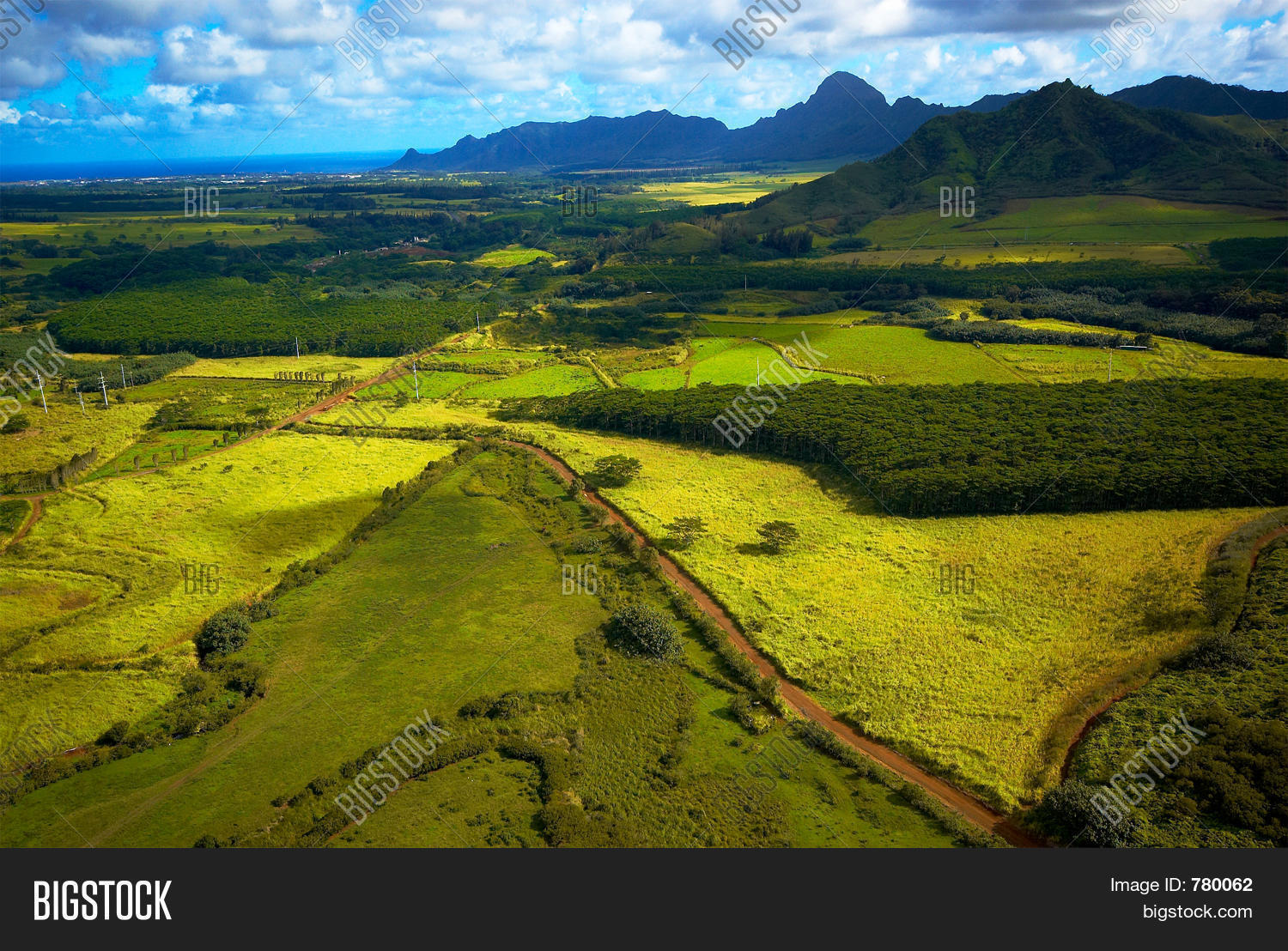 Aerial View Kauai Land Image & Photo (Free Trial) Bigstock