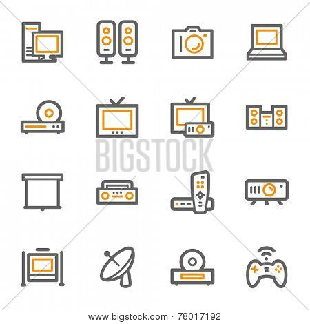 Electronic Appliances Web Icons
