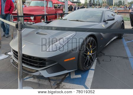 Ferrari F12 On Display