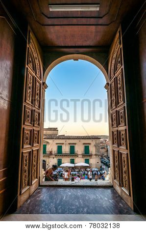 Monastero Benedettino Del Ss Salvatore In Noto, Sicily, Italy