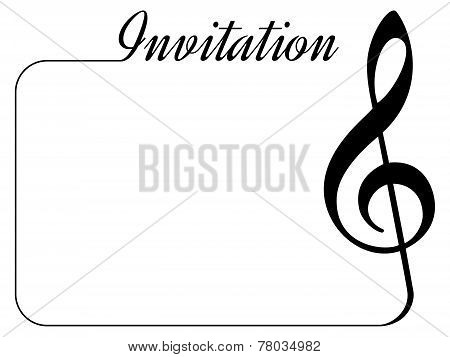 music invitation
