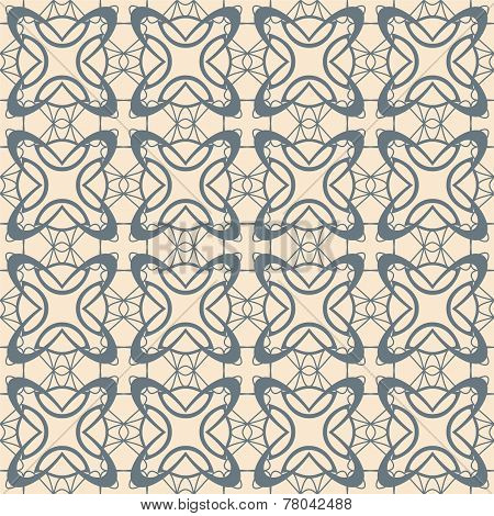 Abstract Lattice On A Beige Background