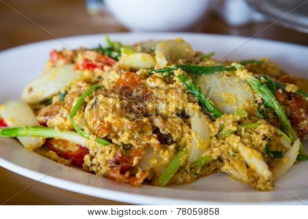 Crabmeat Curry Menu