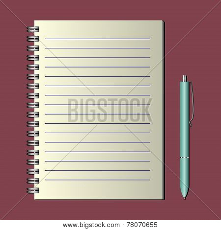 Notebook On A Spiral