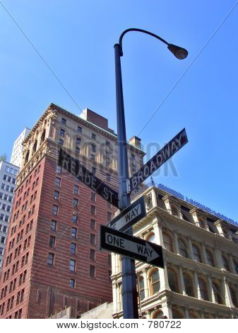 Réverbère de Broadway - New York