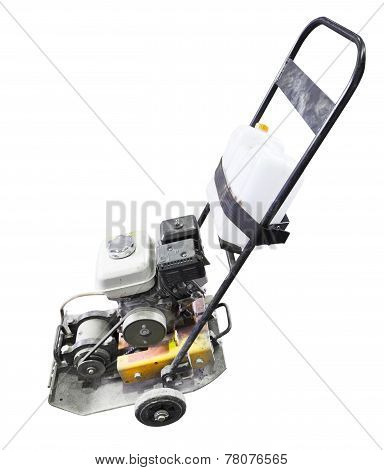 Small Gasoline Vibratory Plate Isolated