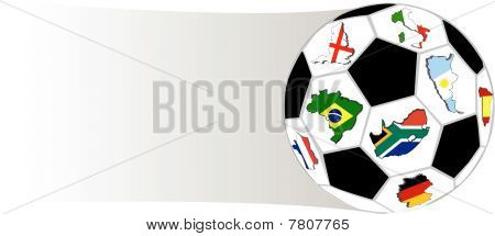 Futbol topu illüstrasyon